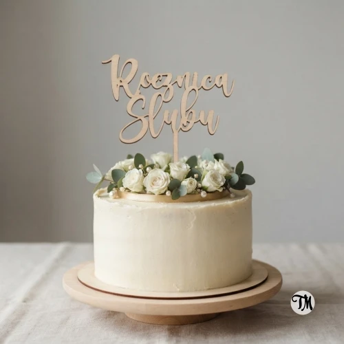 Topper "Rocznica Ślubu" (Boho)