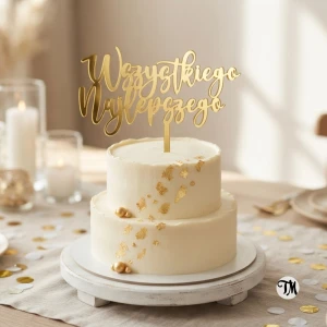 Topper "Wszystkiego Najlepszego" (Boho)