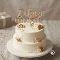 Topper Z okazji urodzin na tort