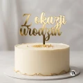 Złoty Topper Z okazji urodzin