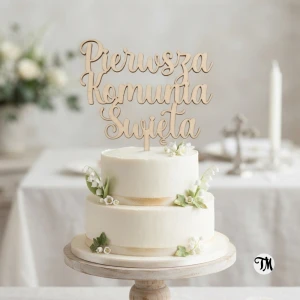 Topper "Pierwsza Komunia Święta" (Glamour)