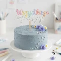 Drewniany Topper Wszystkiego Najlepszego