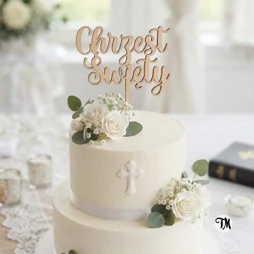 Topper "Chrzest Święty" (Glamour)