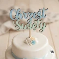 Topper Chrzest Święty na tort