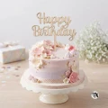 Topper Happy Birthday drewniany