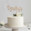 Topper Dziękuję  na tort
