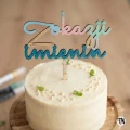 Drewniany Topper Z okazji imienin