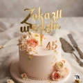 Złoty Topper Z okazji urodzin