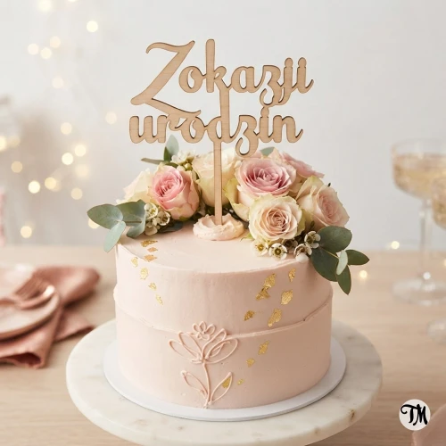 Topper "Z okazji urodzin" (Funky)