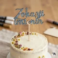 Drewniany Topper Z okazji imienin