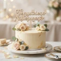 Topper z napisem  Wszystkiego Najlepszego