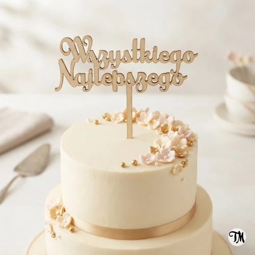 Topper "Wszystkiego Najlepszego" (Funky)