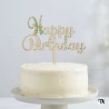 Drewniany Topper Happy Birthday