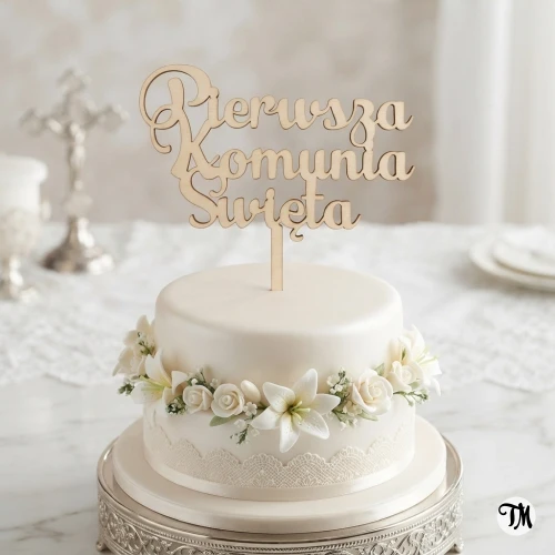 Topper "Pierwsza Komunia Święta" (Funky)