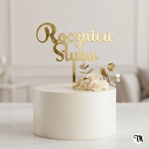 Topper "Rocznica Ślubu" (Funky)