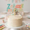 Drewniany Topper Z okazji imienin
