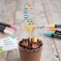 Topper piker Dinozaur diplodok na deserek