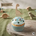 Drewniany Topper piker Dinozaur diplodok na deserek