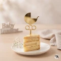 Złoty Topper piker Wózek gondola na deserek