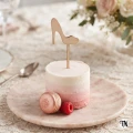 Drewniany Topper piker Szpilka na deserek