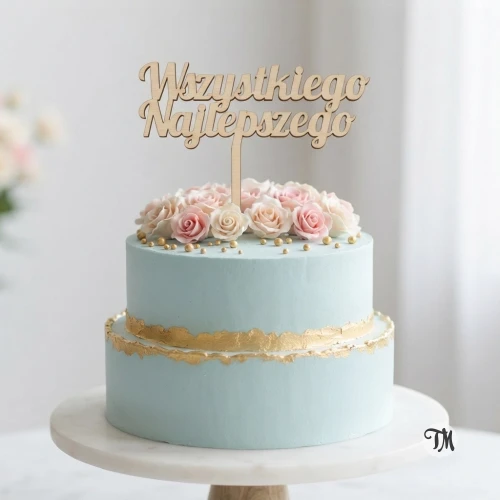 Topper "Wszystkiego Najlepszego" (Modern)
