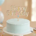 Drewniany Topper Happy Birthday