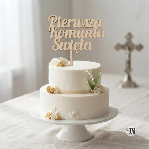 Topper "Pierwsza Komunia Święta" (Modern)