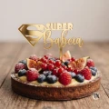 Topper SUPER Babcia złoty