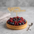 Topper SUPER Dziadkowie z plexi złotej