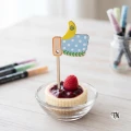 Topper piker Lubie to - dłoń z kciukiem do góry na deserek