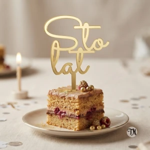 Topper piker "Sto lat" (Minimal)