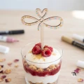Topper piker Serce nieskończoność na deserek