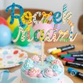 Drewniany Topper Roczek z imieniem
