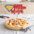 Topper SUPER Dziadek z imieniem  na tort