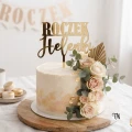 Złoty Topper ROCZEK+ imie roczkowy z imieniem