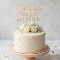 Topper komunijny z imieniem  na tort