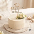 Drewniany Topper na rocznicę ślubu