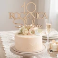 Topper na rocznicę cyfra + ROCZNICA Ślubu na tort
