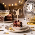 Drewniany mini Topper piker 50 na deserek