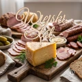 Topper Wiejski Stół drewniany