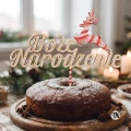 Drewniany Topper świąteczny Boże Narodzenie z reniferem