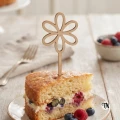 Topper piker Kwiat 6 płatków na deserek