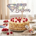 Topper z napisem SUPER Babcia