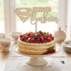 Topper "SUPER Babcia" (Boho)