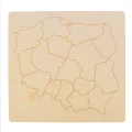 Puzzle drewniane mapa Polski