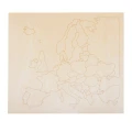 drewniane puzzle mapa Europy