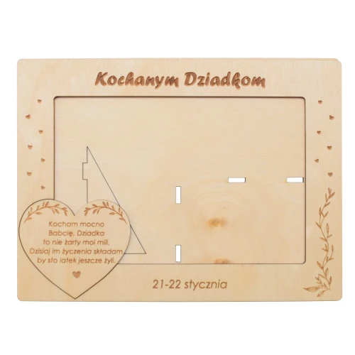 Wooden frame for Grandparent's Day - 3