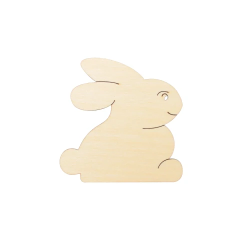 Wooden tag - Easter bunny