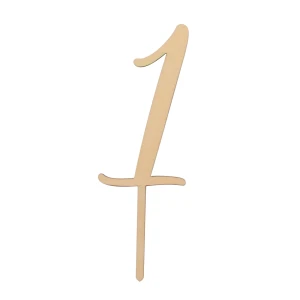 Wooden birthday  toppers  - numbers