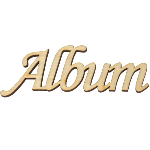 Wooden inscription - "Album"